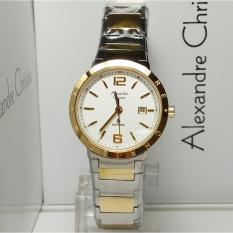 Alexandre Christie Jam Tangan Wanita Alexandre Christie AC8313LD Sapphire Silver Gold Stainless Steel