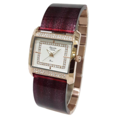 Alexandre Christie - Jam Tangan Wanita - Rosegold-Alklirik Ungu - Stainless Steel - 2535