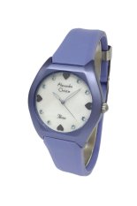 Alexandre Christie Jam Tangan Wanita - Ungu - Strap Rubber - Passion 2386LHRPUSL