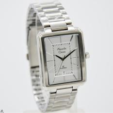 Alexandre Christie Original-AC8555M-Jam Tangan Pria-Stainless Silver White