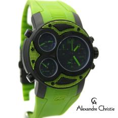 Alexandre Christie Triple Time - Jam Tangan Sport Pria - Full Rubber - AC6324MOS