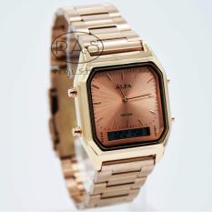 ALFA - AF8003W1 - Dual Time - Jam Tangan Wanita