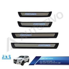 All New Fortuner Sillplate Samping JSL/Side Scuff Plate Activo W/Lamp