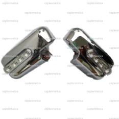 Aksesoris Mobil All New Grand Livina Cover Pelindung Sarung Spion Mirror Lampu Led Sen Sein Mobil Sense Besar Nissan Livina Chrome Chrom Krom Asesoris Mobil Acesoris Mobil Livina