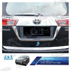 Aksesoris Innova 2016 2017 2018 List Plat Mobil Belakang JSL License Ornament Chrome Bumper HOOD MOULDING GARNISH REFLEKTOR REFLECTOR DEPAN Krom Trim Trunklid Trunk Lid Lis Grill Gril Krom SilveR Luxury Asesoris Mobil Acesoris Mobil All New Innova