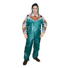 Alvinivan - Jas Hujan Jaket Celana Batik - Hijau