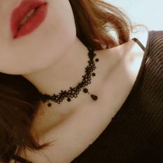 Amefurashi Kalung Cantik & Manis Choker A41 Tassel Necklace Lace Elegant