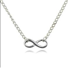 Amefurashi Kalung Infinity 8 Cantik Pendant Necklace