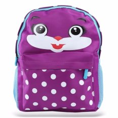 Hewan Gambar Kartun Desain Polka Dot Cetak Mini Sekolah Ransel Forchild-Intl