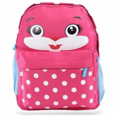 Hewan Gambar Kartun Desain Polka Dot Cetak Mini Sekolah Ransel Forchild-Intl