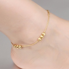 Perhiasan Gelang Kaki Kaki Rantai Emas 18 Karat Berlapis Emas Gelang For Perhiasan Kaki Pengantin Wanita