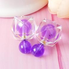 Anneui - EE0066 Anting candy double stud keren swag gaul trendy elegant