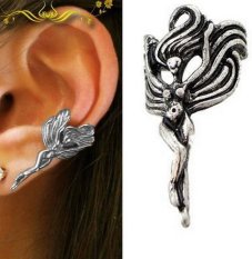 Anneui EE0216 Anting Korea jepit wanita model Angel - Silver