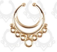 Anneui - BP0054 - fake septum piercing / anting jepit hidung (tanpa tindik) kpop korea japan jpop