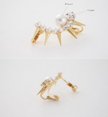 Anneui - EE0166 - anting jepit tanpa tindik kpop korea japan jpop swag keren