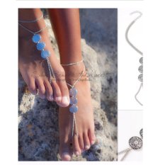 Anneui - GG0215 - Gelang Kaki Bohemian India Bollywood Model Sambung Cincin