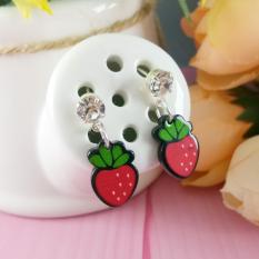 Anneui - Sepasang Anting Tusuk Stud Wanita Kawaii Kpop Korea Jepang Imut Lucu Cute