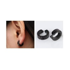 Anneui - Sepasang BP0013 Ukuran 11mm (anting jepit pria dan wanita, tanpa tindik, bahan titanium)