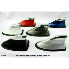 Antena Sirip Hiu Hybrid JS Racing List Chrome - Shark Fin Hybrid JS Racing WITH CHROME DESIGN
