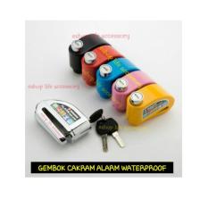 Anti maling Gembok KUNCI CAKRAM ALARM system DISC LOCK SEPEDA MOTOR