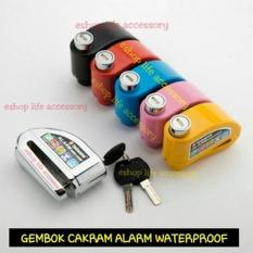 Anti maling Gembok KUNCI CAKRAM ALARM system DISC LOCK SEPEDA MOTOR PROMO MURAH!!!