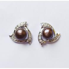 Anting Cantik Dengan Mutiara Air Tawar Asli Bisa COD