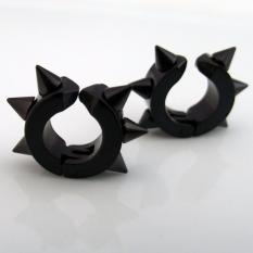 Anting Cowok Harga Satuan (1Pc) Tindik Warna Hitam