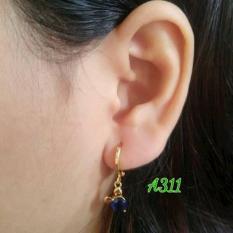 Anting Dewasa Emas Mata Biru