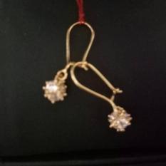 Anting Emas Asli Kadar 875 Model Bola Cristal