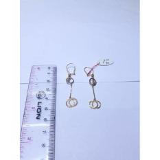 Anting Emas Kuning Berat 1.7 Gram Panjang 5Cm. Yellow Gold Earring - 3Uwa2z