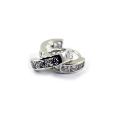 Anting Klip Silver Motif 4 Berlian