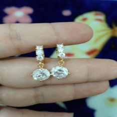 anting mata cantik ada gantungan xuping gold