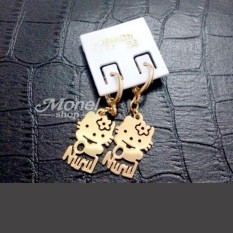 Anting Nama Lapis Emas Motif Hellowkitty