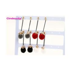 ANTING POMPOM KOREA EARRING TUSUK KOREA AKSESORIS FASHION WANITA MURAH WANITA ELEGAN TERBARU