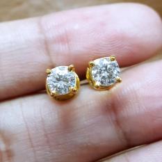 Anting-solitaire-berlian-eropa-0,68ct-ikat-emas-kuning-AT003