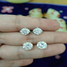 anting tusuk mata satu cantik xuping gold silver