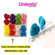 Anting Tusuk Rose Grosir / Anting Tusuk Grosir Bunga