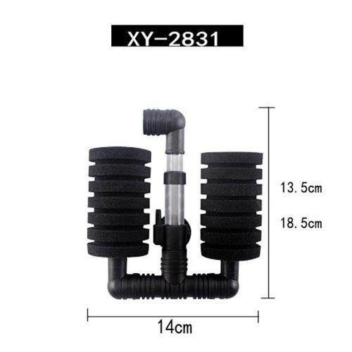 Aquarium Biochemical Sponge Filter for Fish Tank Fry Shrimp Breeding Oxygen Accessory Filters Accessories XY-2831 - intl
