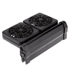 Aquarium Kipas Pendingin Tangki Ikan Angin Dingin Chiller Adjustable 2 Level Wind 100-240 V (Hitam) -Intl