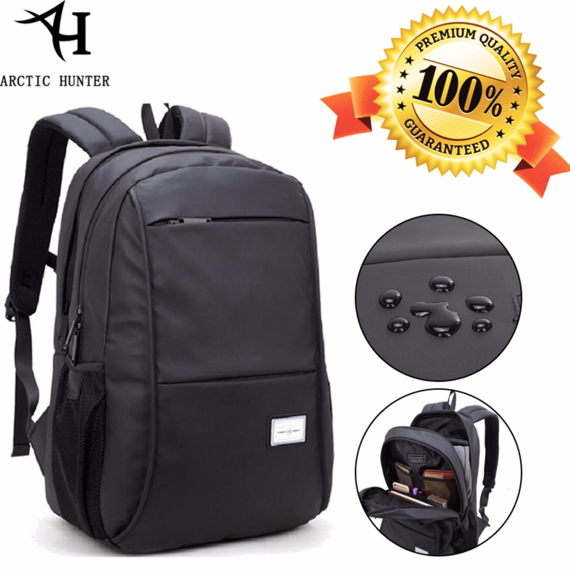 Arctic Hunter Tas Ransel Laptop Premium Executive Winter Oxford Backpack AH-WR - Hitam