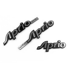 Areyourshop Chrome Gas Tank Decal Badge Emblem Kompatibel dengan JOG R RR ZR Aprio 50 90 100-Intl