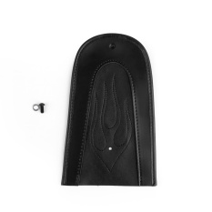 Areyourshop Kulit Flame Rear Fender Bib untuk Kursi Solo untuk Harley Sportster XL 883 1200 04-15-Intl