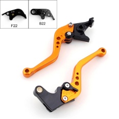 Areyourshop Short Brake Clutch Levers For BMW S1000RR (10-14) S1000R (w dan W/O CC) (14) Emas-Intl