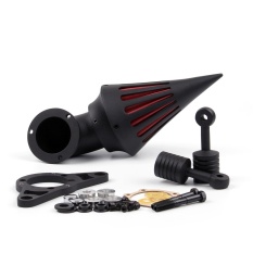 Areyourshop Spike Air Cleaner Intake Filter untuk Harley Rocker Softail Cross Bones Softail Hitam-Intl