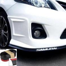 Arkana Aksesoris Mobil Sedan Side Skirt / Bumperlips / Lip Bumper / Bemper Lip Universal Hitam