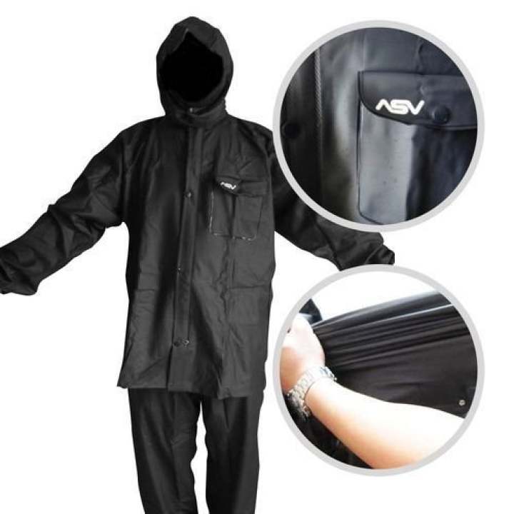 ASV Jas Hujan Karet PVC Rubber - Model Axio  Lazada Indonesia