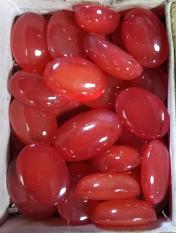 Attalah - 5 Biji Batu Akik Darah Carnelian Chalcedony