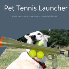 Aukey Toko Kualitas Tinggi Produk Anjing Bola Launcher Olahraga Permainan Menyenangkan Pelempar Perlengkapan Melempar W/2 Bola-Intl