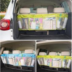 Auto Big Car Seat Organizer Untuk Mobil - Tas Kantong Penyimpanan Belakang Jok Mobil Tas Serbaguna Tas Penyimpanan Barang Saat Berpergian Tas Travelling Tas Mobil Rak Gantungan Jok Mobil - Warna Random