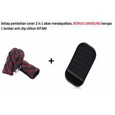 Autobahn Cover 2 in 1 HITAM rem tangan dan persneling Mobil aksesoris / variasi untuk semua MERK dan TYPE mobil - manual / matic Toyota Honda Mazda Mitsubishi Hyundai Xenia Ertiga Chevrolet Avanza Innova Agya Alya Calya Vios dll
